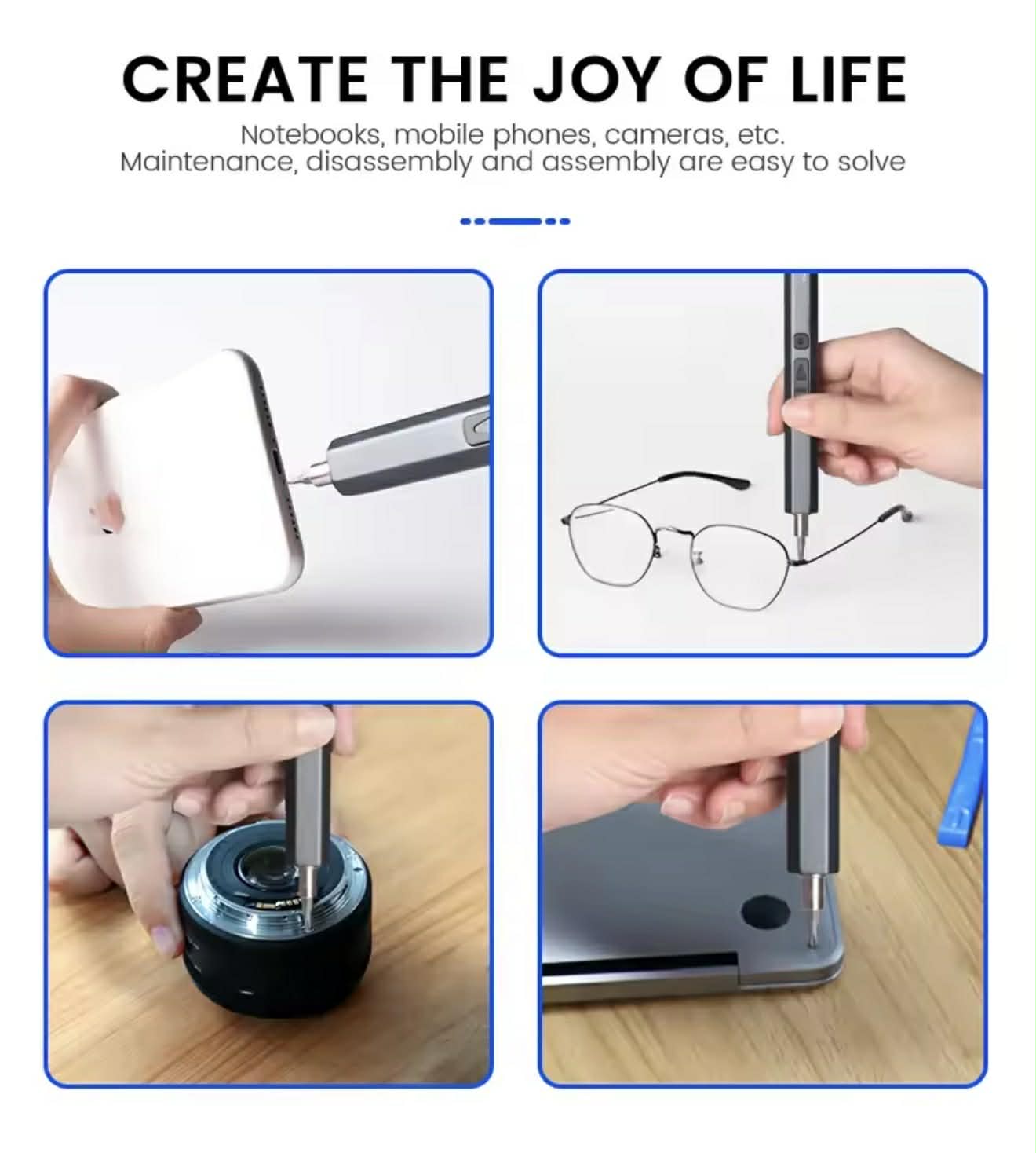 50-in-1 Cordless Precision Magnetic Electric Screwdriver Set