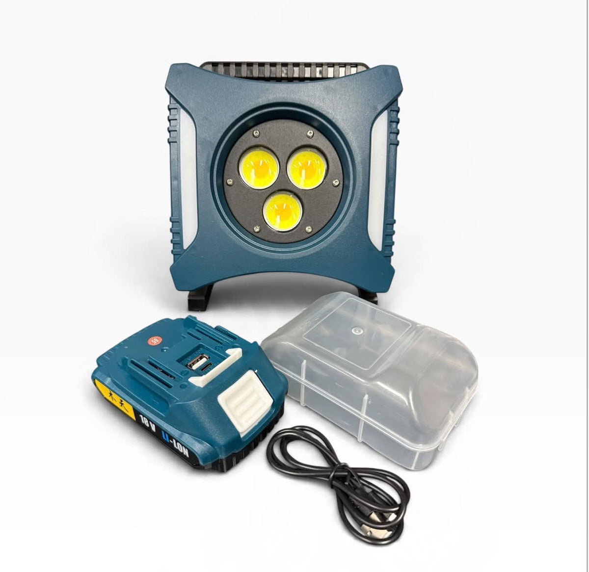 Small Portable LED Work Lamp W/Battery | 18V Makita Battery