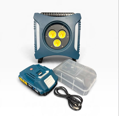 Small Portable LED Work Lamp W/Battery | 18V Makita Battery