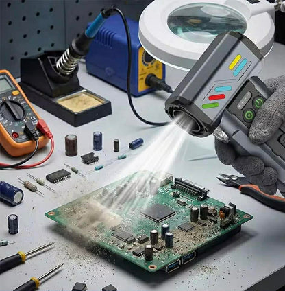 High-Speed Handheld Blower & Vacuum Kit W/LED Light | F034-2