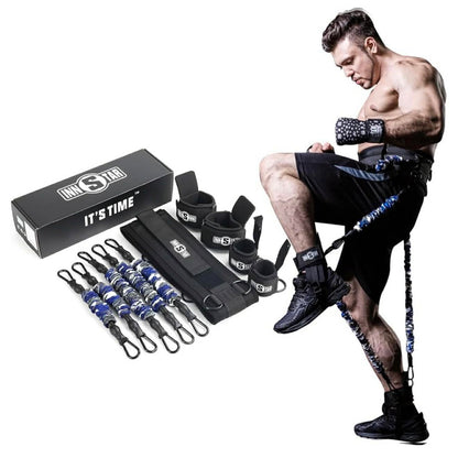 INNSTAR MMA Boxing Training Resistance Belt Band Set | 175LBS Beginner