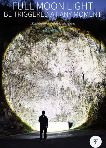 Light Canon Long Range Flashlight W/Solar Charge Box | W5221-1