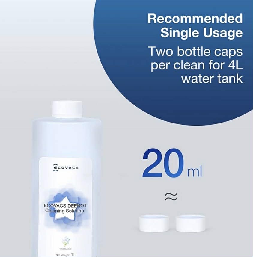 ECOVACS DEEBOT 2 Pack Cleaning Solution (1L) | D-SO020051