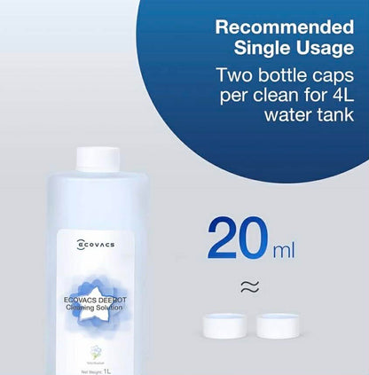 ECOVACS DEEBOT 2 Pack Cleaning Solution (1L) | D-SO020051