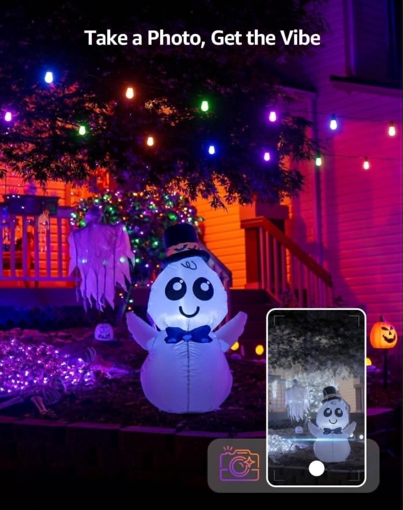 Lepro ZB1 AI Smart Outdoor String Lights W/APP | 15M
