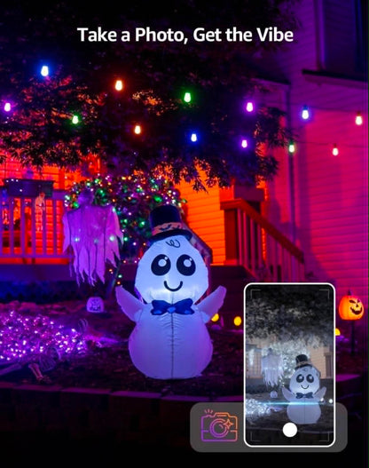 Lepro ZB1 AI Smart Outdoor String Lights W/APP | 15M