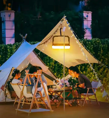 Camping Light + RGB Atmosphere String Light Solar W/Remote | D86-2