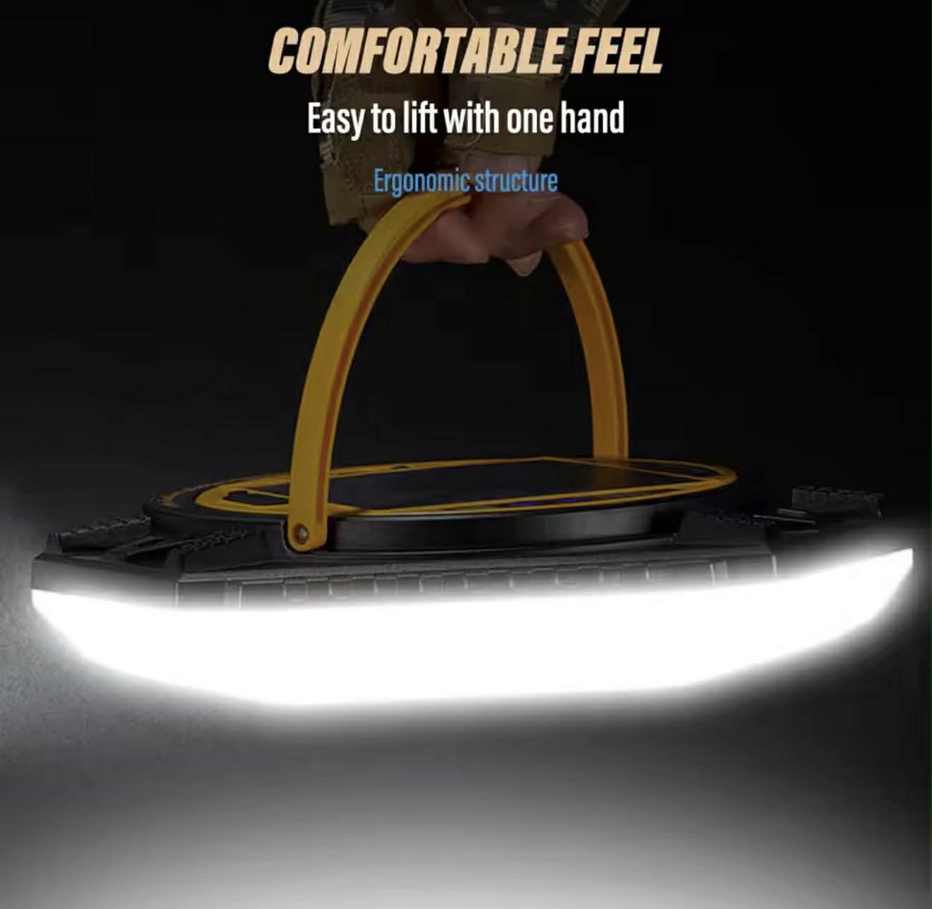 Camping Light + RGB Atmosphere String Light Solar W/Remote | D86-2