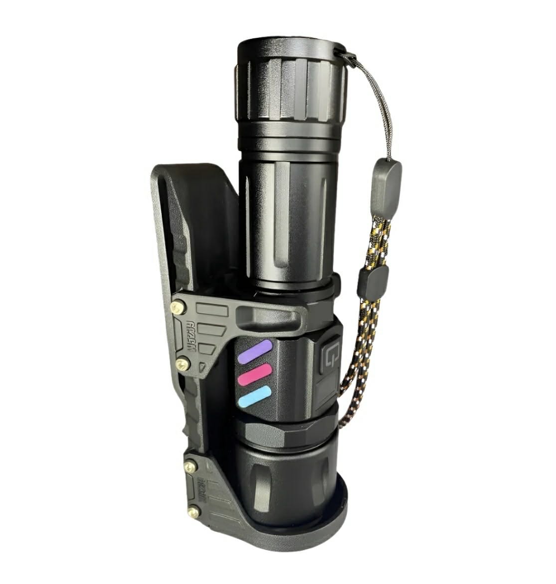 Magnetic Zoom Flashlight W/Tactical Bracket Clip | W5239