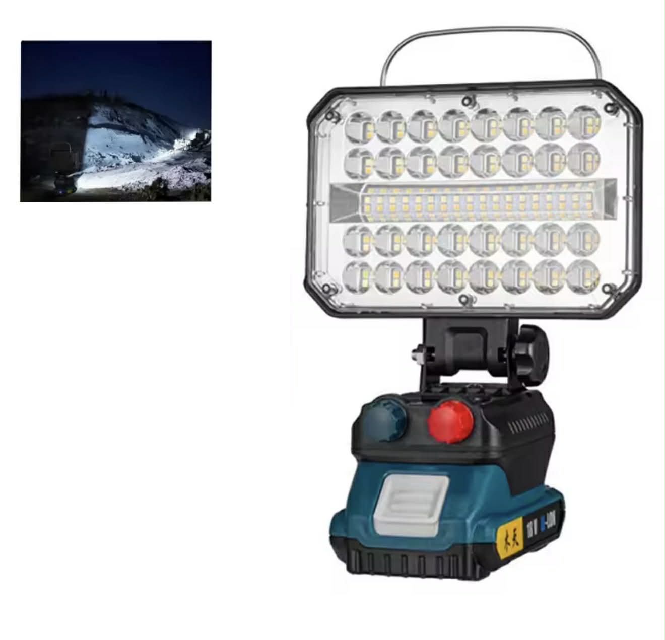 18V Makita Battery Adapter Flood Light W/Battery
