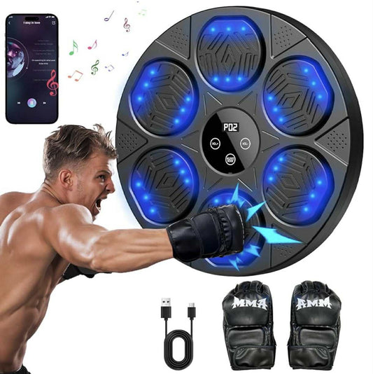 MDHL QJB-55 Music Boxing Training Machine W/Boxing Gloves