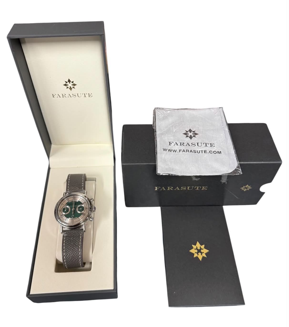 FARASUTE Men’s Retro Chronograph Watch VK64 Quartz | NL-007
