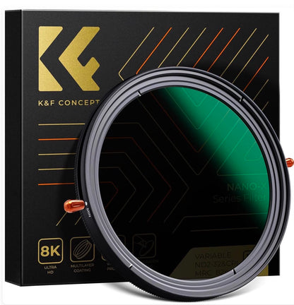 K&F CONCEPT 82mm Nano-X Series 2-in-1 Camera Lens Filter