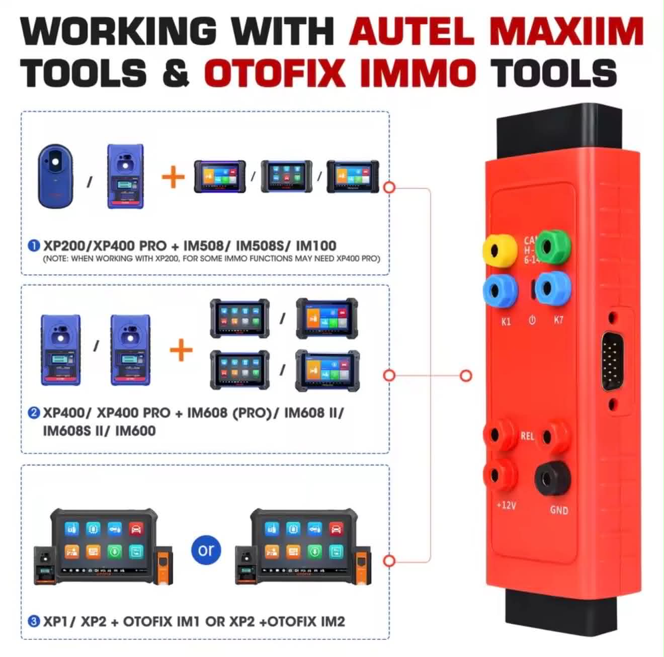 AUTEL G-BOX3 Key Programming Adapter | Benz & BMW