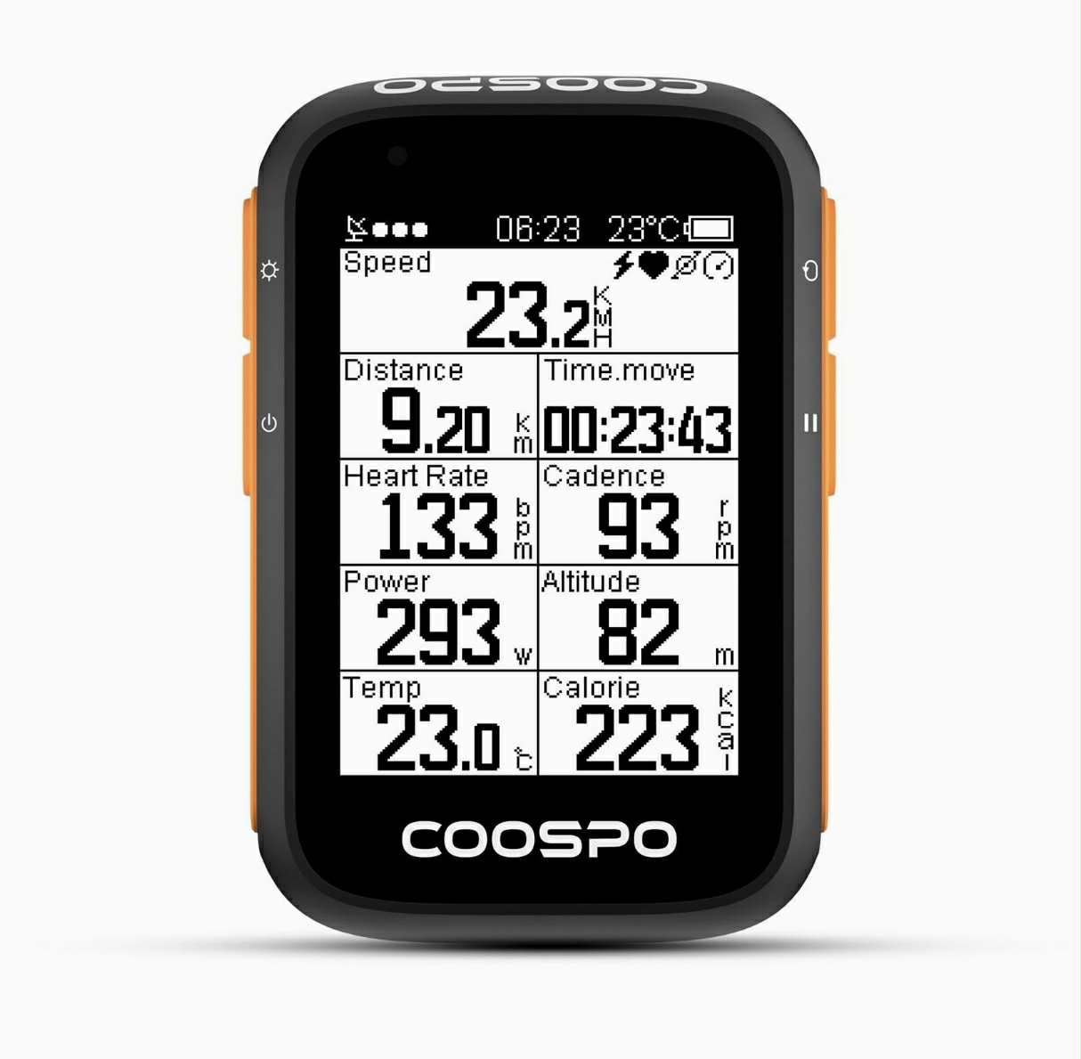 CooSpo GPS Cycling Computer Wireless Bike Speedometer | BC200