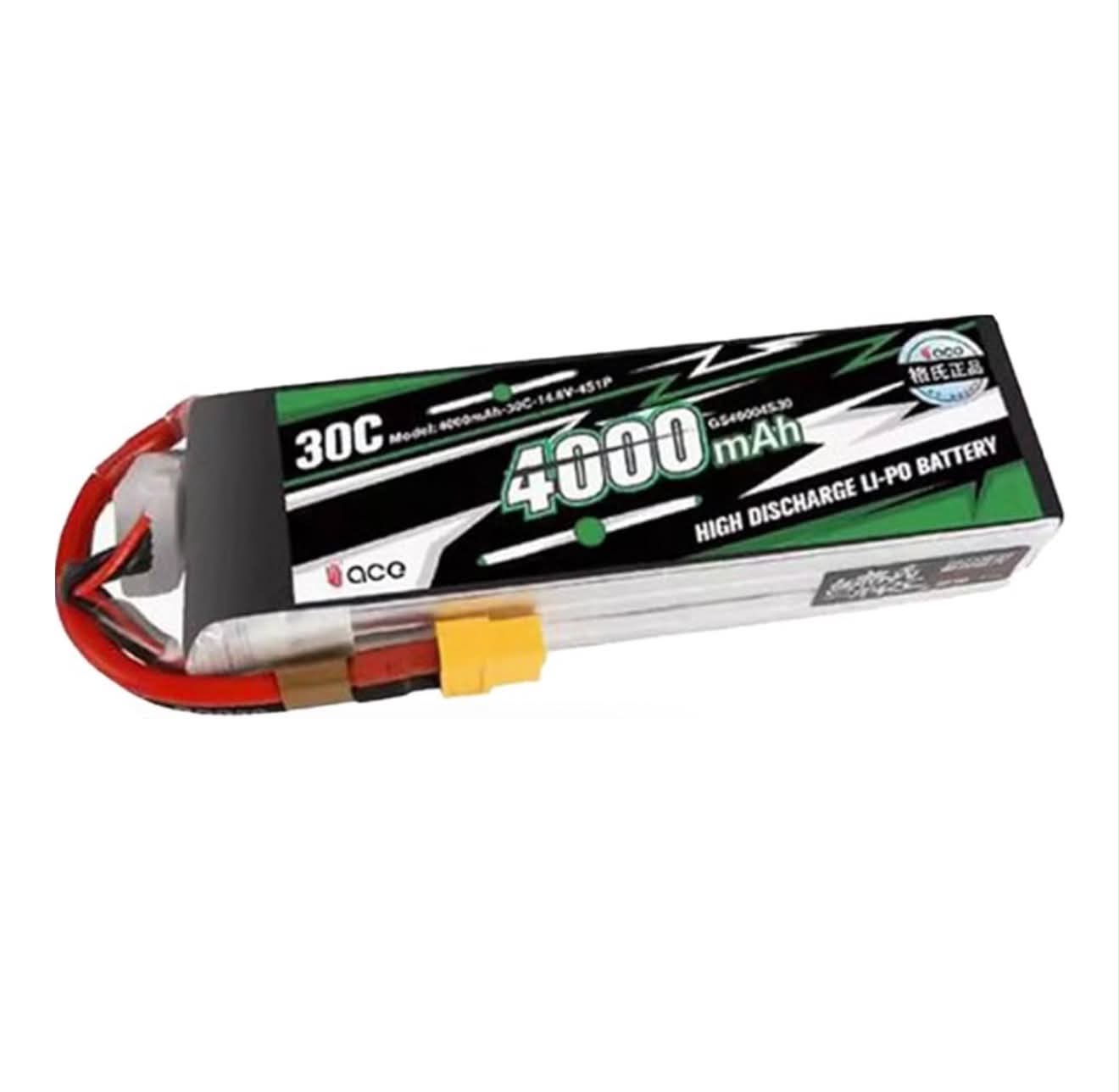 Gens ACE 4000mAh 30C 2S Li-PO Battery | GS40002S30