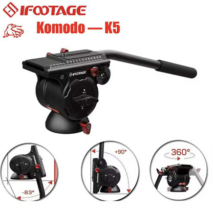 iFOOTAGE Komodo K5 Fluid Head Video Tripod Head