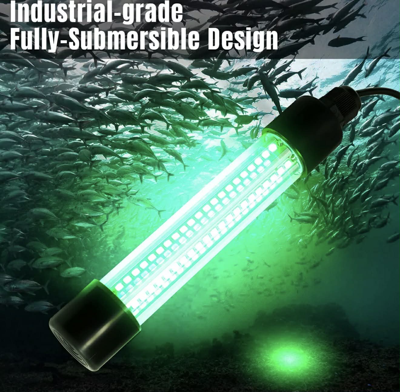 Underwater Submersible 126 LED Green Night Fishing