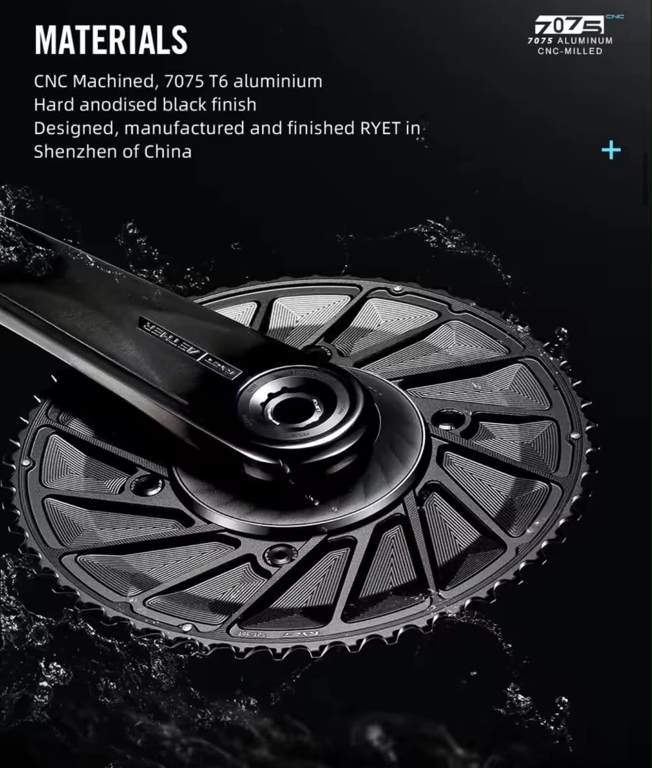 RYET Aero Road Bike Chainring 56-42T Bicycle Chainwheel | Road & TT Bikes