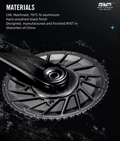 RYET Aero Road Bike Chainring 56-42T Bicycle Chainwheel | Road & TT Bikes