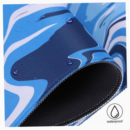 Marbled Design Gaming Mouse Pad Large Desk Pad