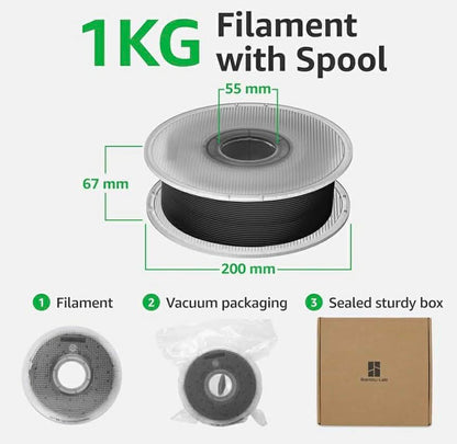 Bambu Lab PLA Matt 3D Filament W/Spool | 1KG