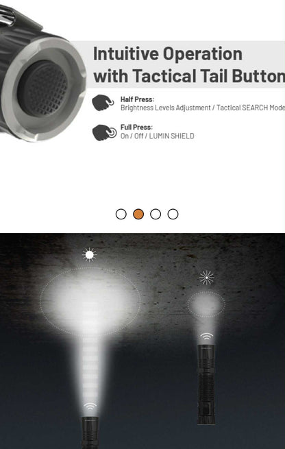 NITECORE Lumin Shield EDC35 5000LM Torch