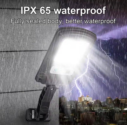 COB Street Solar Sensor Wall Light W/Remote control | BK-818-6