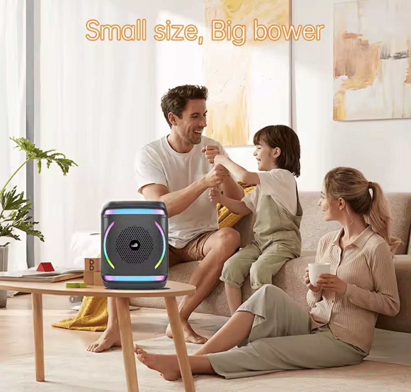 DEYIND BT Speaker 5” RGB LED Lights | CS-0412