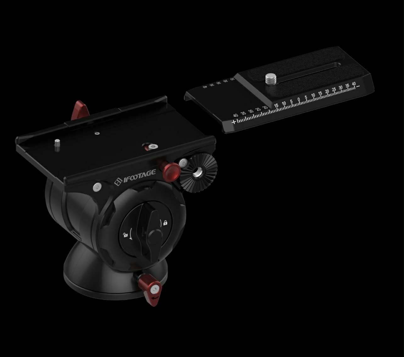 iFOOTAGE Komodo K5 Fluid Head Video Tripod Head