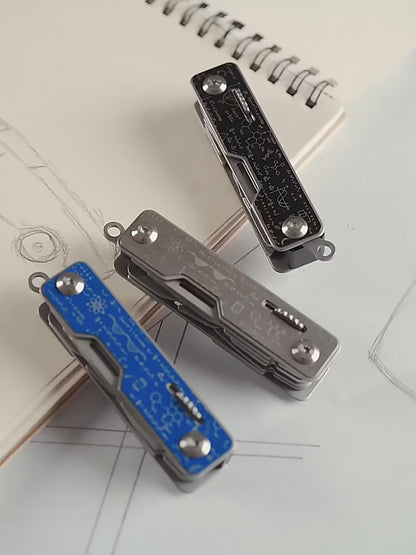 SwissTech 8-in-1 Multi-function Box Opener Scissors Screwdriver Multi-function Combination Tool