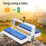 2 in 1 Solar Camping Light 5 Modes Dimmable Waterproof Solar Lantern Flashlight