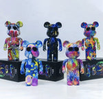 B5+ Mini Bearbrick Bear Painted Graffiti Wireless BT Speaker