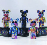 B5+ Mini Bearbrick Bear Painted Graffiti Wireless BT Speaker