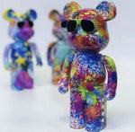 B5+ Mini Bearbrick Bear Painted Graffiti Wireless BT Speaker