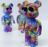 B5+ Mini Bearbrick Bear Painted Graffiti Wireless BT Speaker