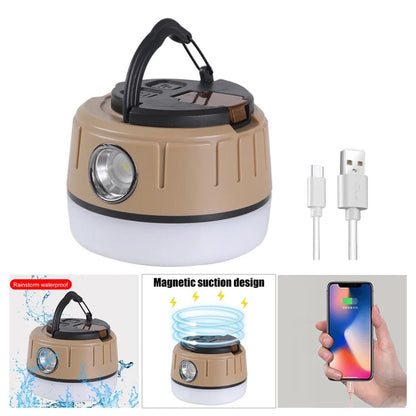 Portable LED Camping Lantern Multi Light Source Emergency Lights X-6606