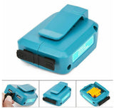 Dual USB Port Phone Charger Battery Adapter For Makita 14.4-18V BL1830/1430ADP05