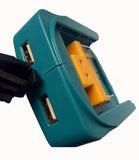 Dual USB Port Phone Charger Battery Adapter For Makita 14.4-18V BL1830/1430ADP05