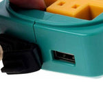 Dual USB Port Phone Charger Battery Adapter For Makita 14.4-18V BL1830/1430ADP05