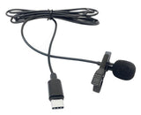 Lavalier Lapel Microphone - 3.5mm Audio Jack/Lightning/Type-C