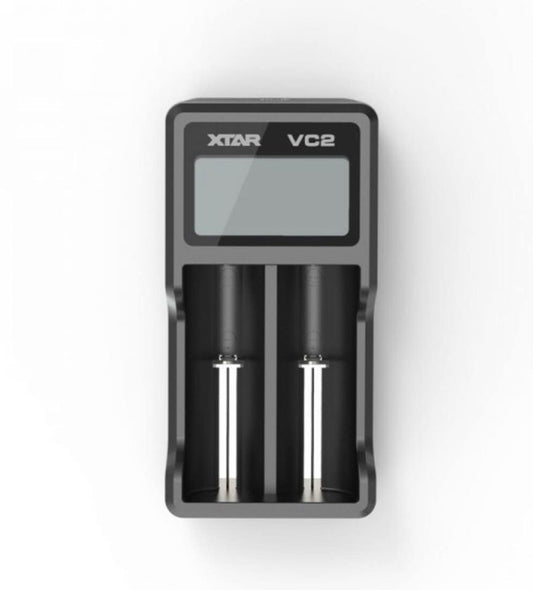XTAR VC2 Double-slot Cell Battery Charger with USB Input