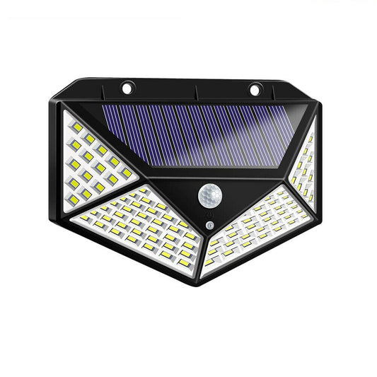 100 LED Solar Outdoor Wall Light