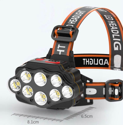 XC88 - 8 LED Headlight - Rechargeable