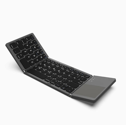 Foldable Bluetooth Wireless Keyboard W/Touchpad | Pocket Size | Win Android iOS