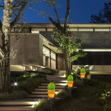 Décor Solar Powered LED Lawn Light Weatherproof Stake Lamp Landscape Décor