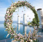 Hoop Round Circle Backdrop Balloon Arch Frame | Wedding Props Background | 2 Colors & 3 Size