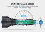 OLIGHT Warrior X Turbo 1100 Lumens Tactical Flashlight | Black