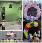 Hoop Round Circle Backdrop Balloon Arch Frame | Wedding Props Background | 2 Colors & 3 Size