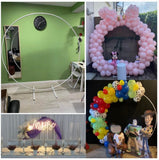 Hoop Round Circle Backdrop Balloon Arch Frame | Wedding Props Background | 2 Colors & 3 Size